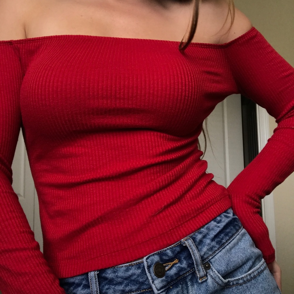 Off Shoulder Long Sleeve